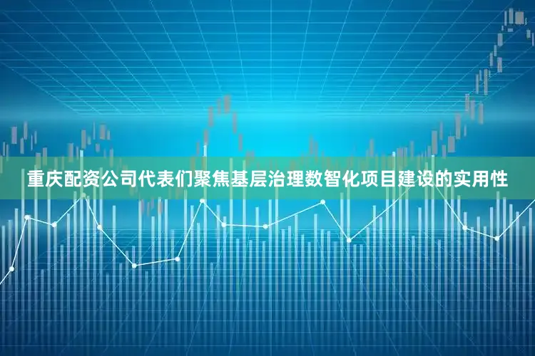 重庆配资公司代表们聚焦基层治理数智化项目建设的实用性
